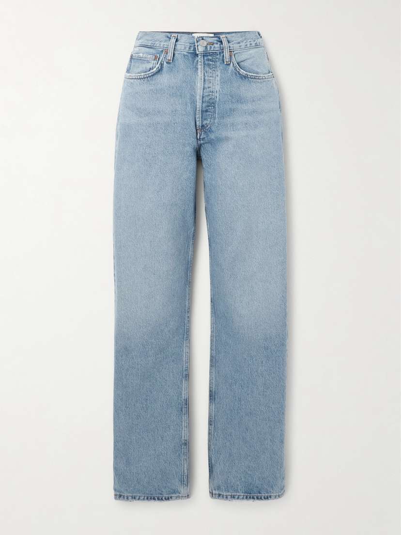 AGOLDE Kelly High-rise Straight-leg Recycled Jeans