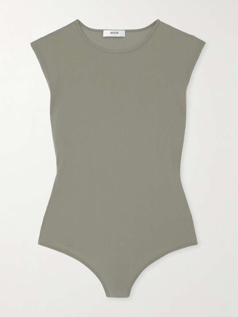 AGOLDE Aura Stretch-jersey Thong Bodysuit