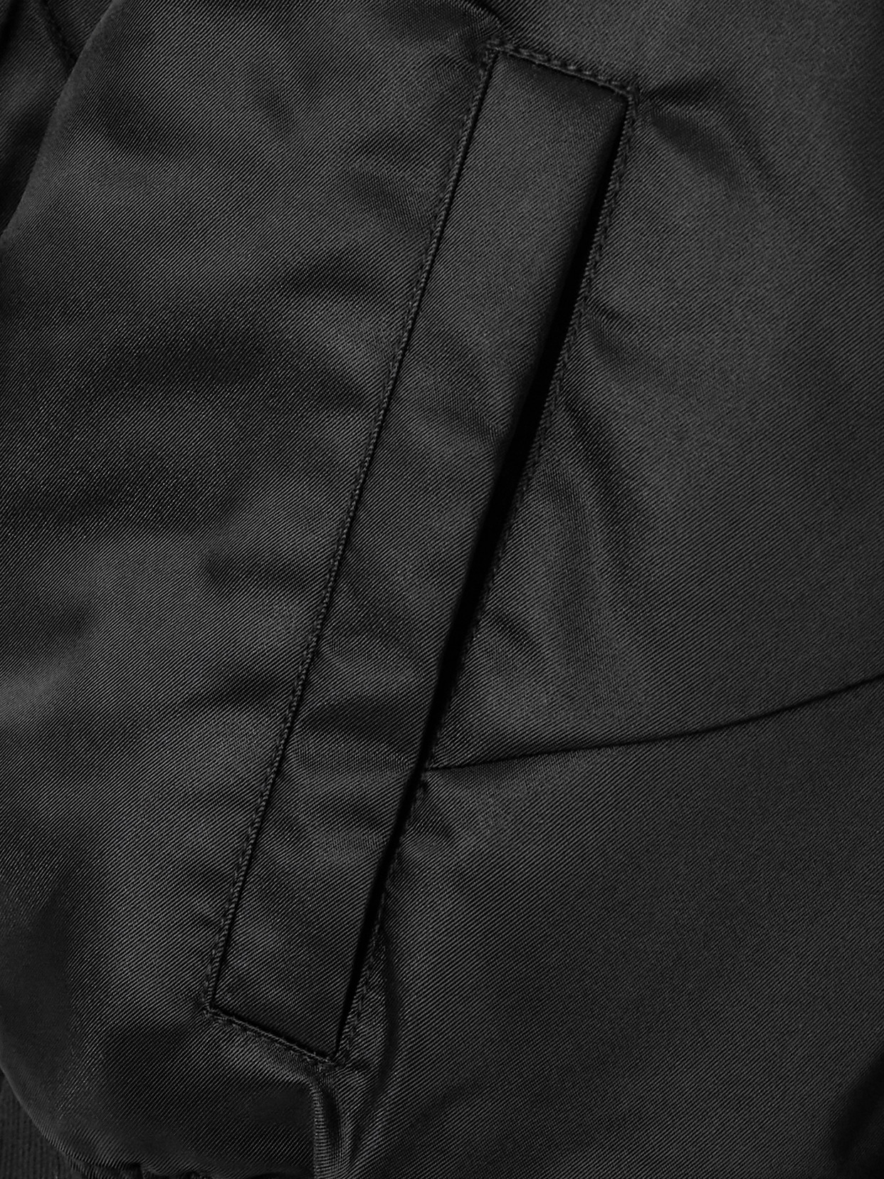 Agolde Jett Bomber Jacket In Black