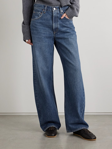 Agolde Low Curve mid-rise wide-leg jeans