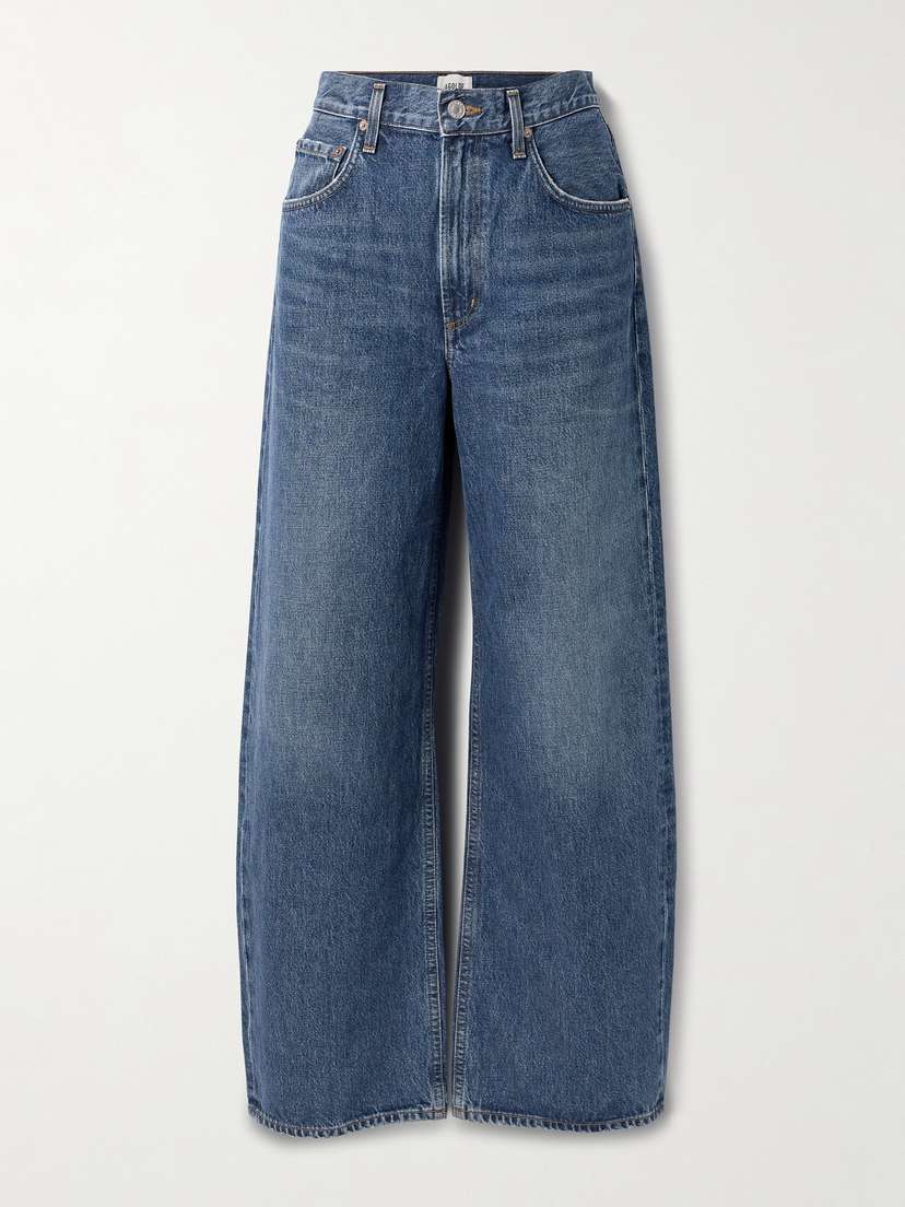 AGOLDE Low Curve Mid-rise Wide-leg Jeans