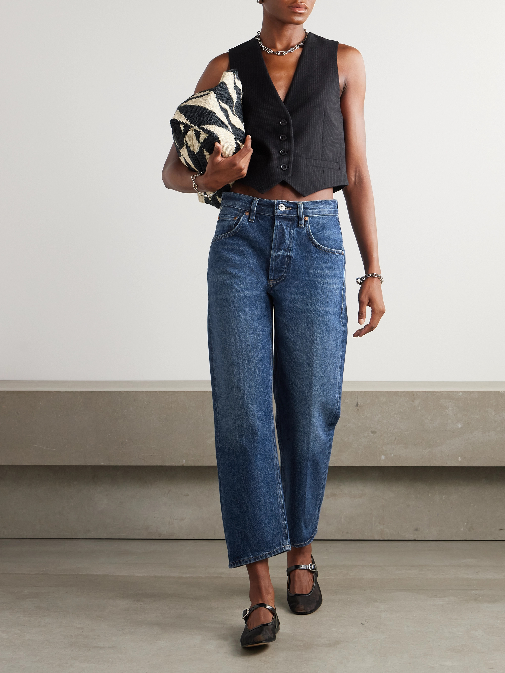Citizens Of Humanity - Dahlia cropped low-rise boyfriend jeans | Plush