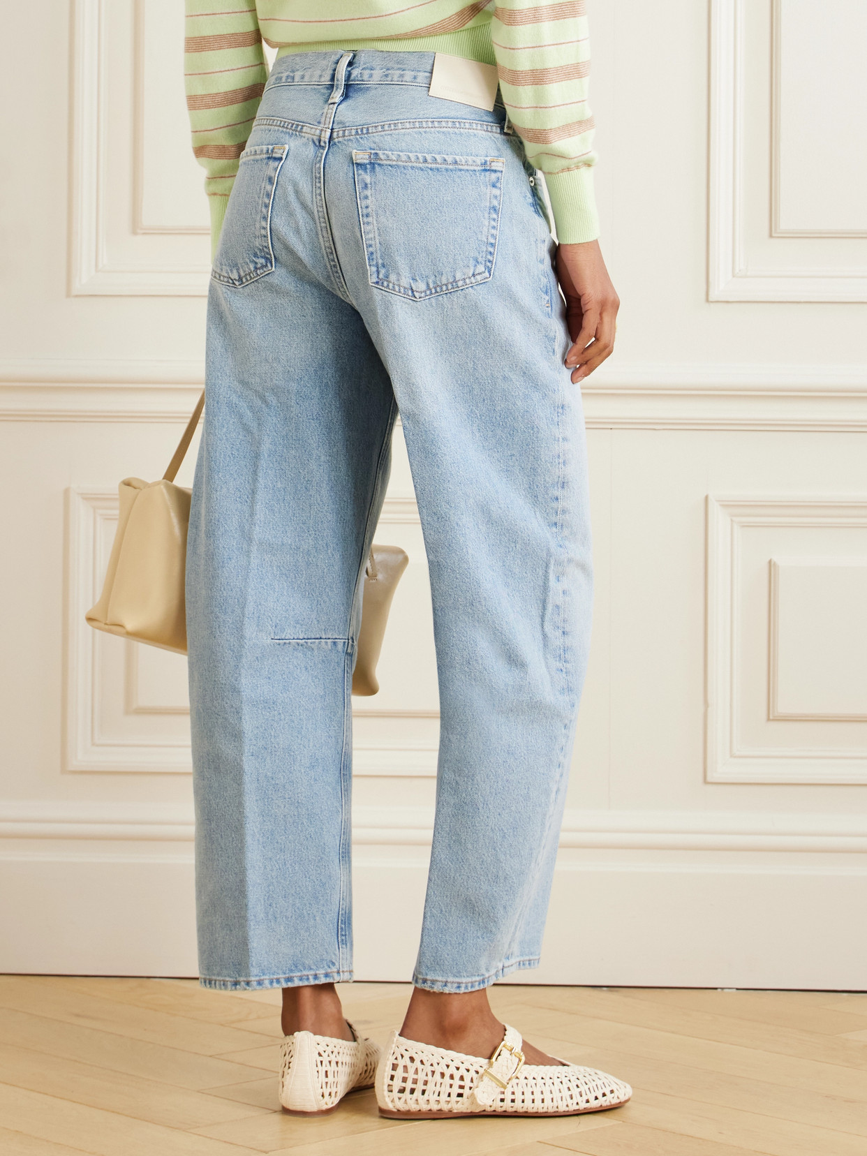 Citizen Of Humanity Miro Barrel-leg Recycled Jeans In Blue