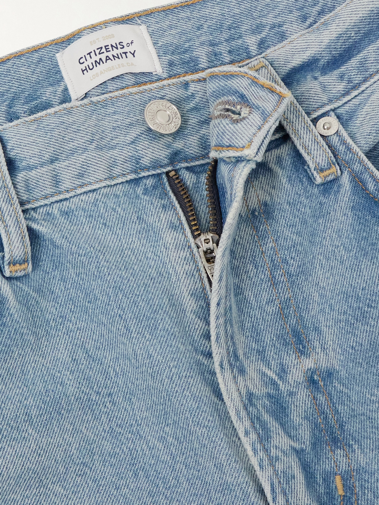 Citizen Of Humanity Miro Barrel-leg Recycled Jeans In Blue