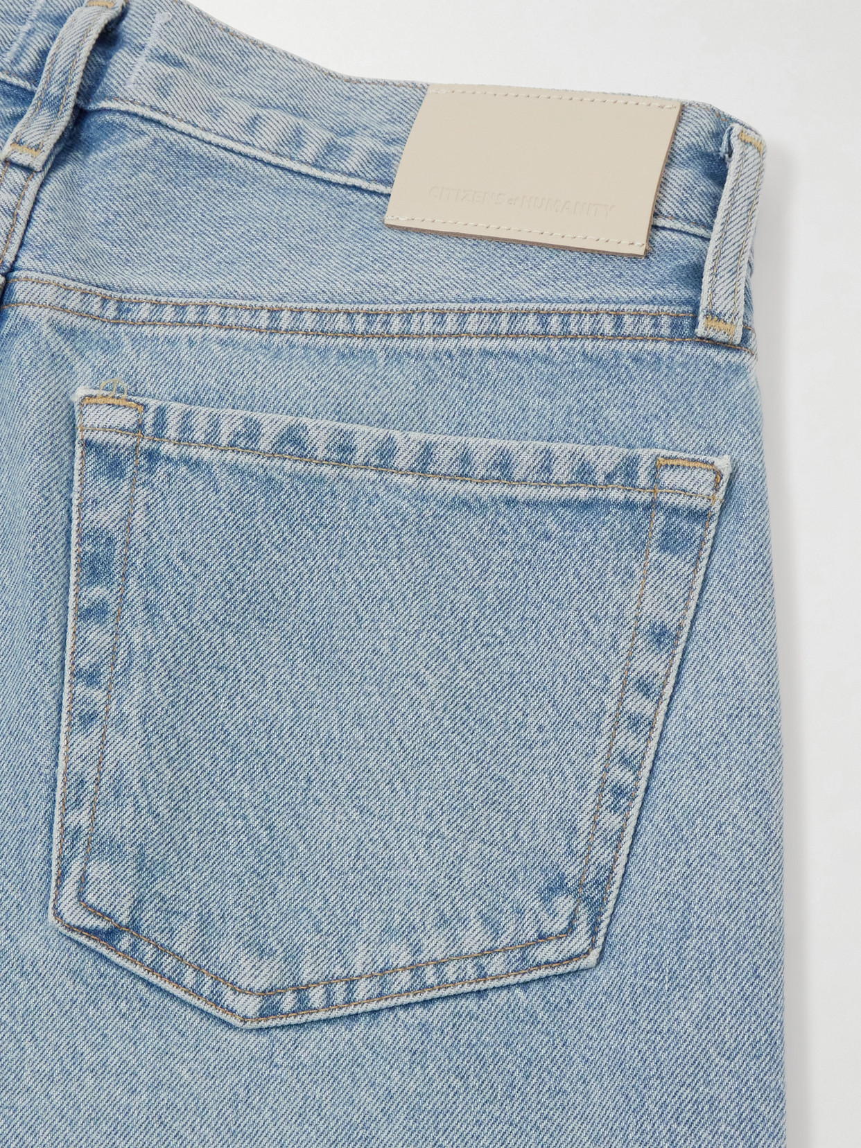 Citizen Of Humanity Miro Barrel-leg Recycled Jeans In Blue