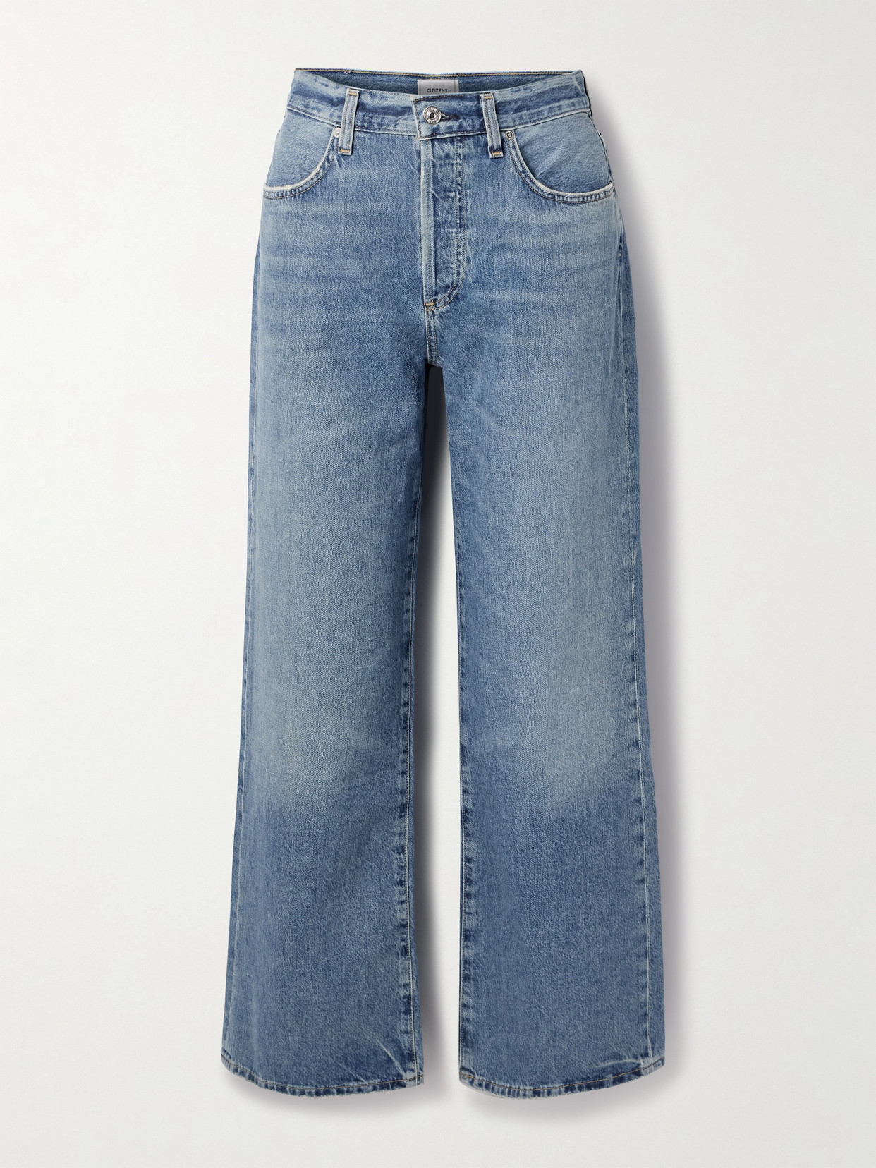 Citizens Of Humanity Annina High-rise Wide-leg Jeans In Blue