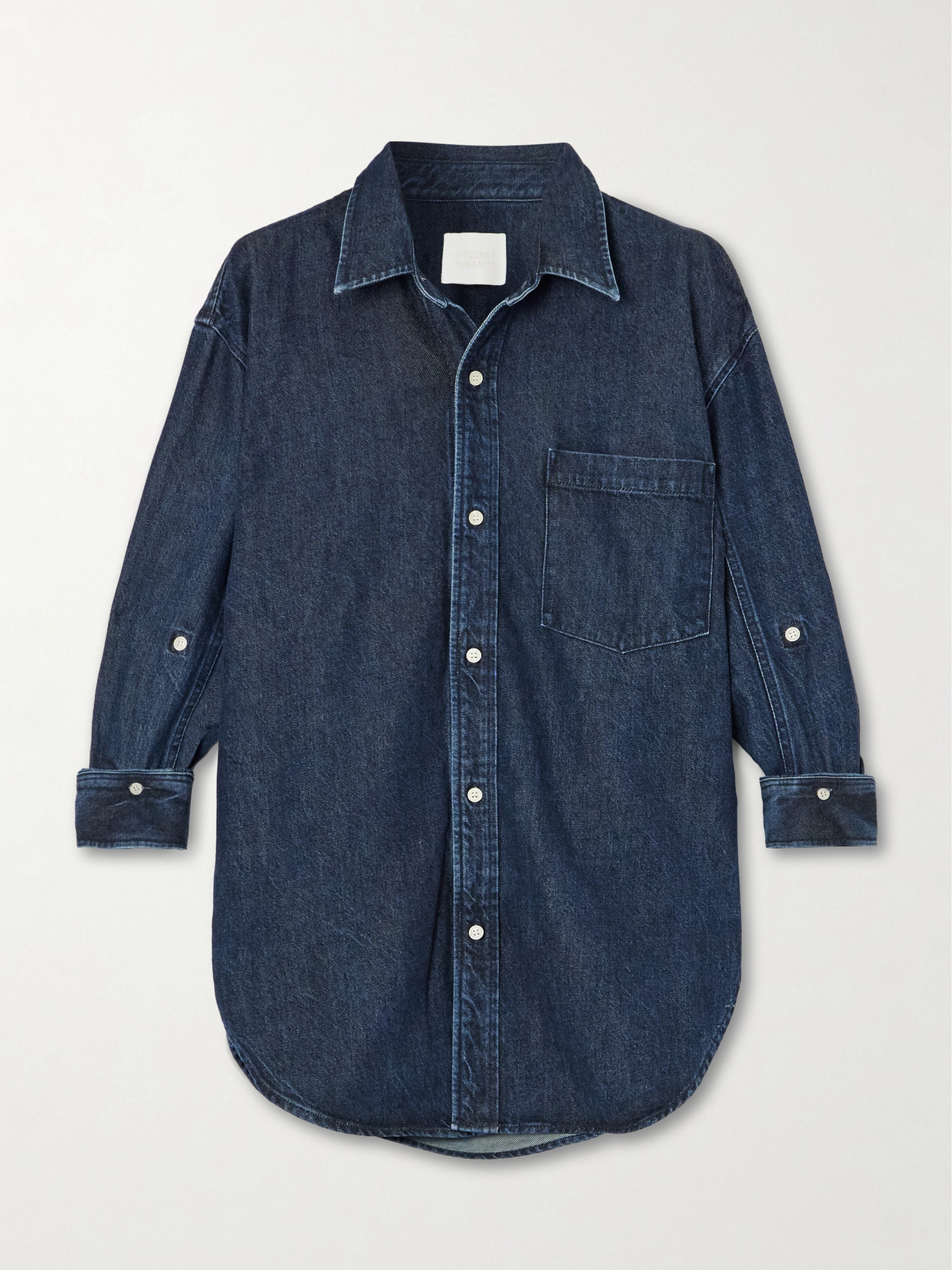 Citizen Of Humanity Kayla Denim Shirt In Blue