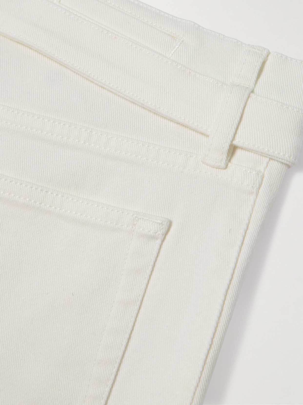 Ellsworth Belted Low-Rise Straight-Leg Jeans