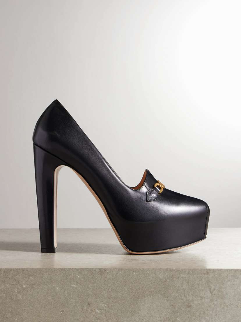 Tom Ford Embellished Leather Platform Pumps