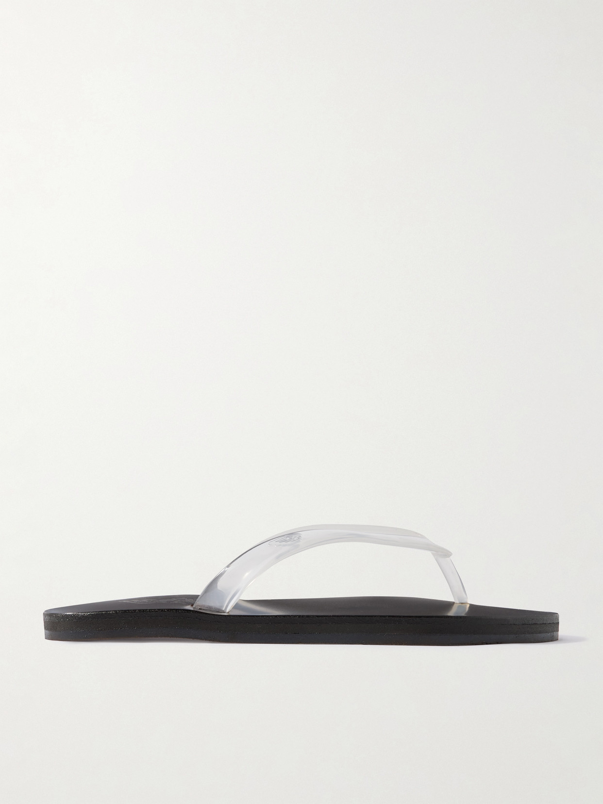 Ancient Greek Sandals Transparent Saionara Jelly Flip-flops In Clear