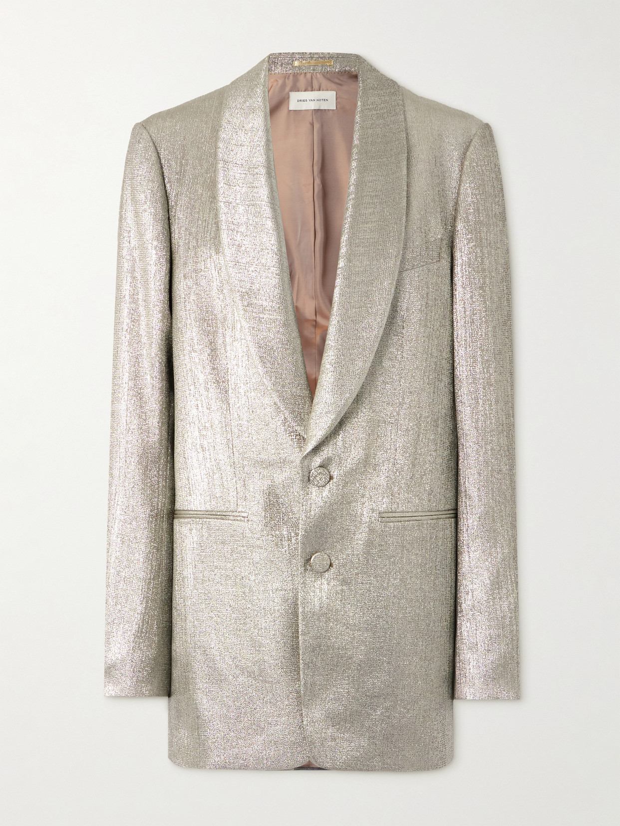 Dries Van Noten - Lamé Blazer - Silver