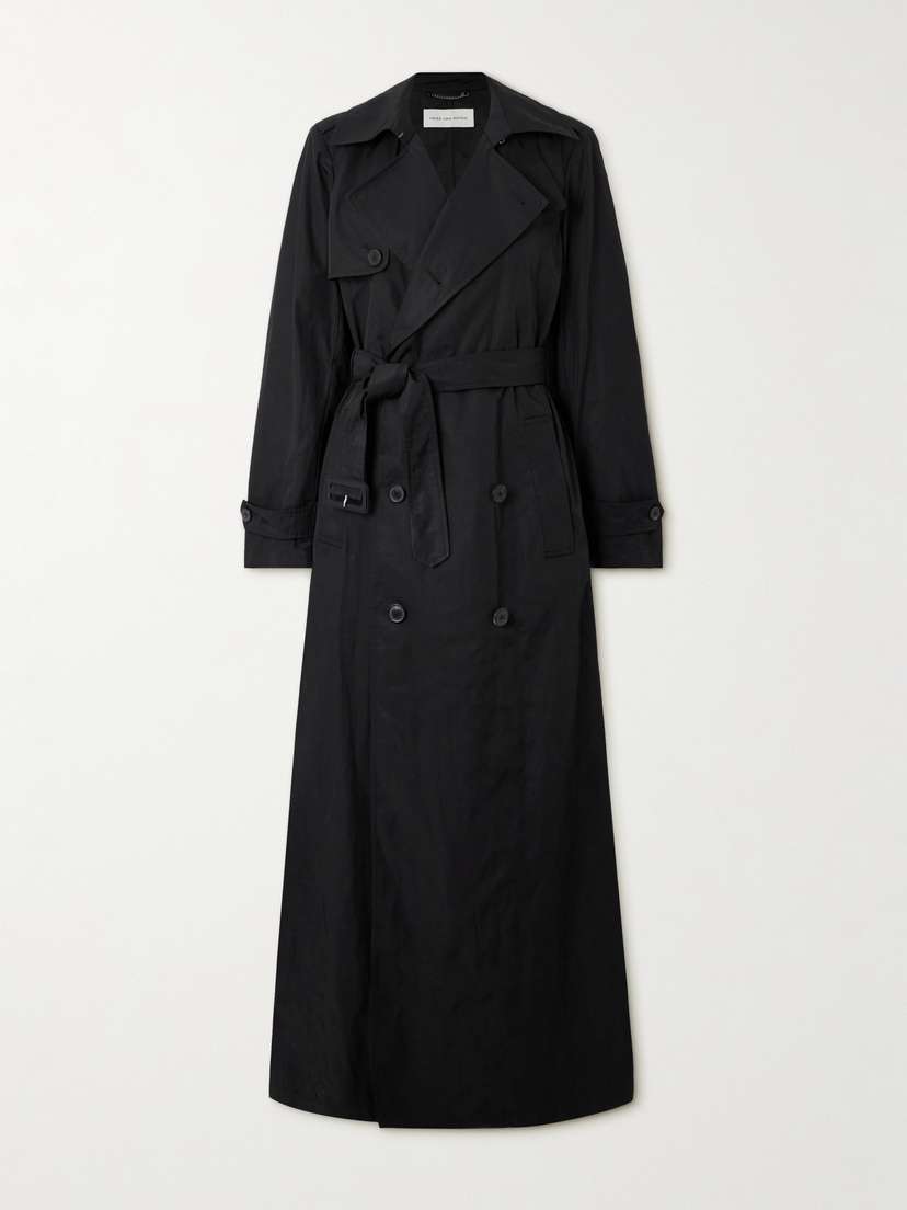 Dries Van Noten Double-breasted Twill Trench Coat