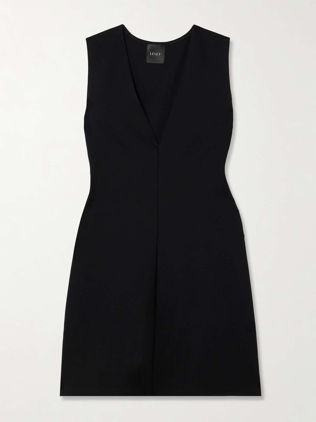 LESET - Rio Stretch-ponte Tunic - Black