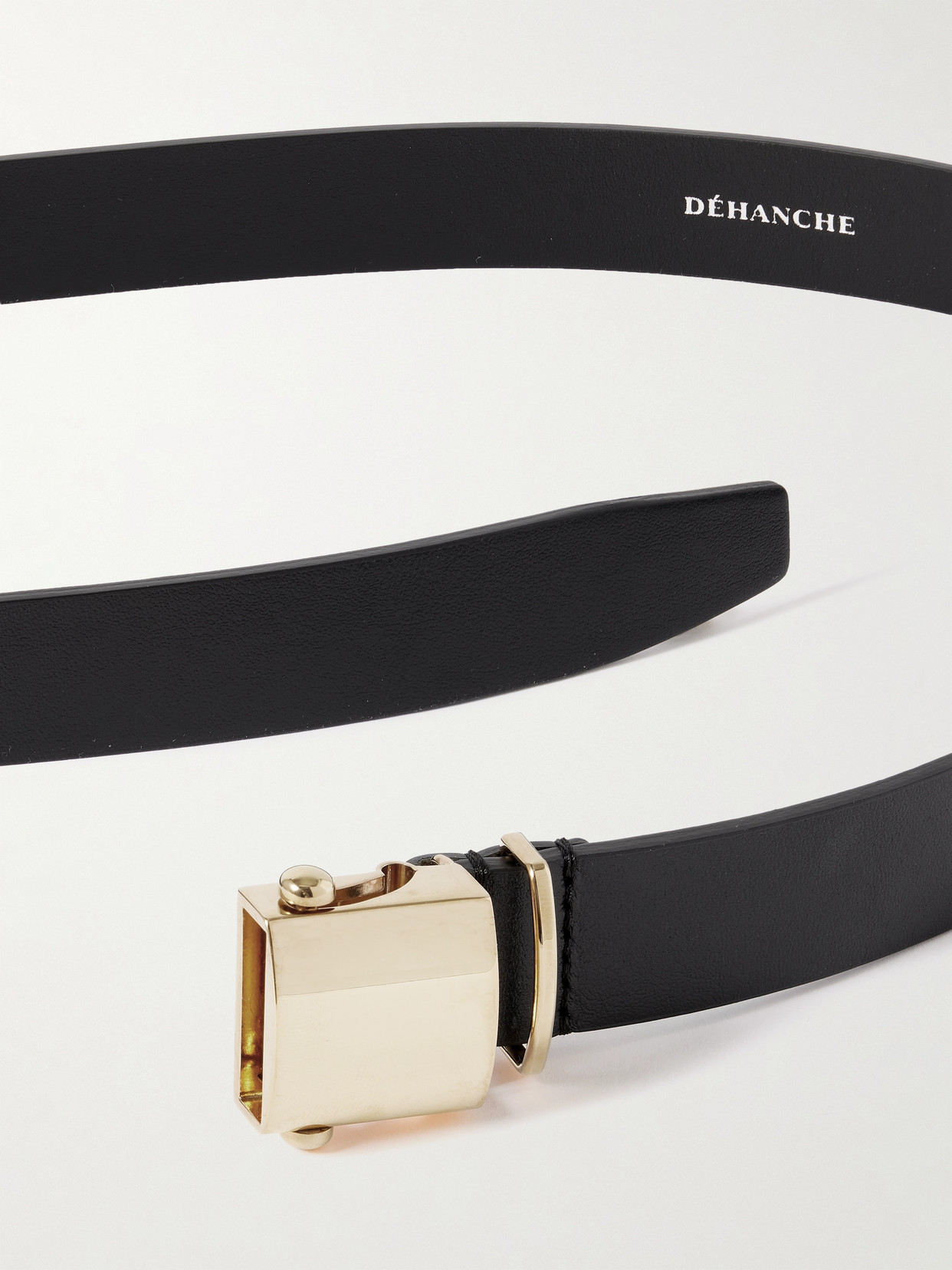 Dehanche Valadon Leather Belt In Black