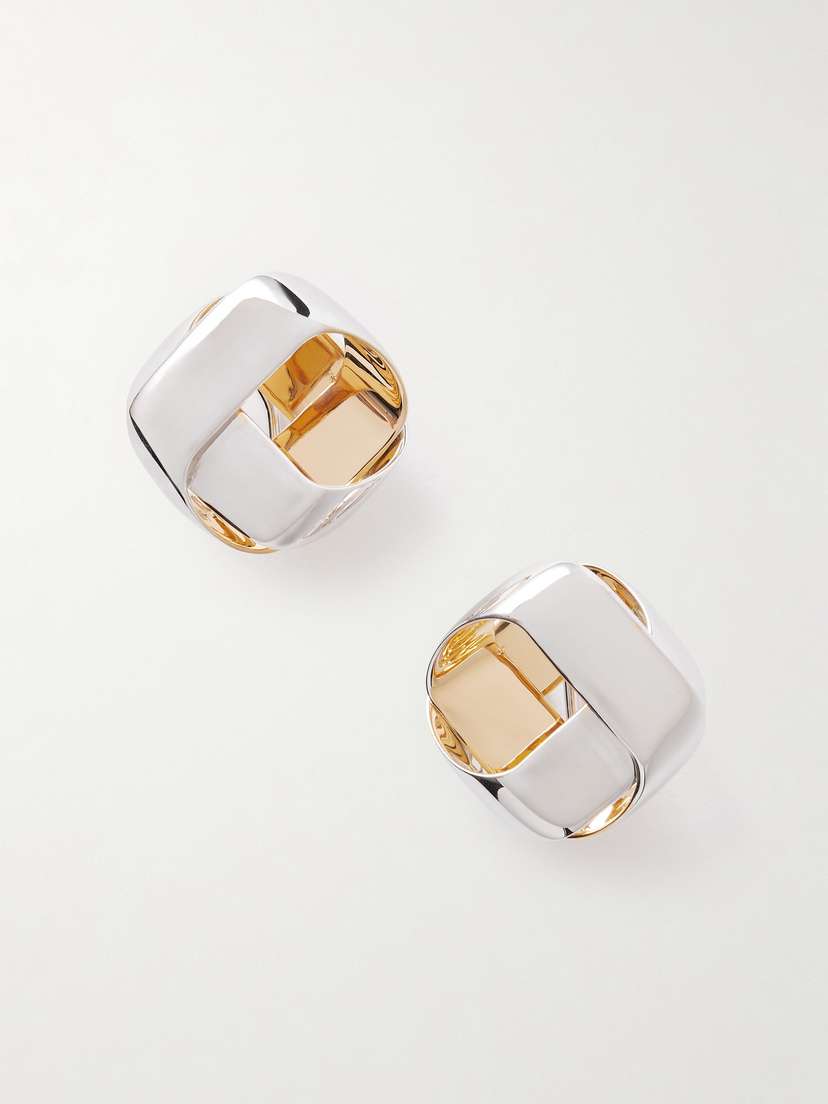 Jil Sander And Gold-tone Earrings