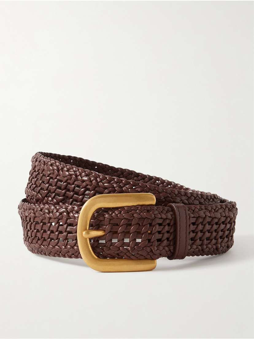 Gabriela Hearst Sam Woven eather Belt