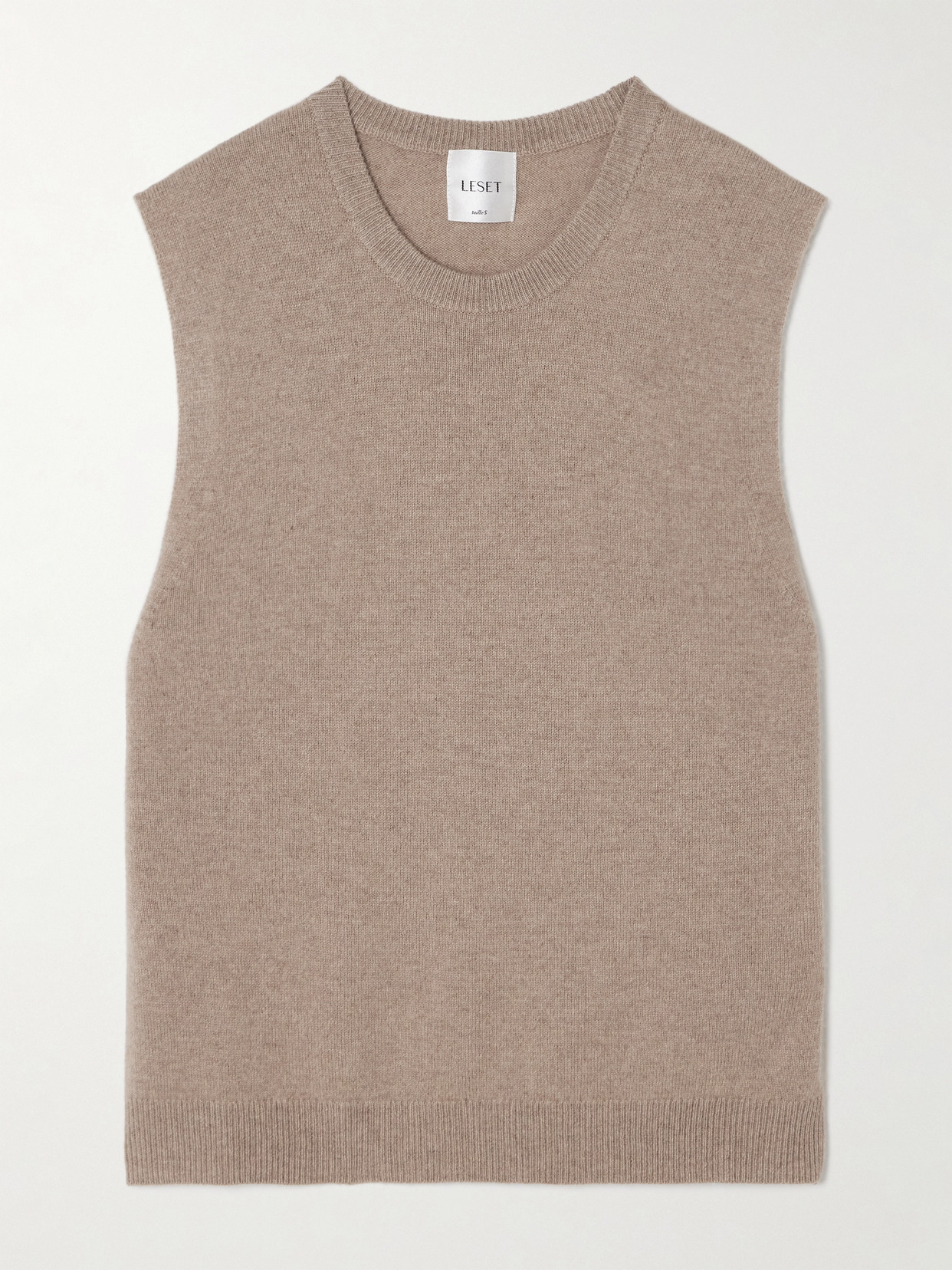 LESET - Zoe Knitted Tank - Beige