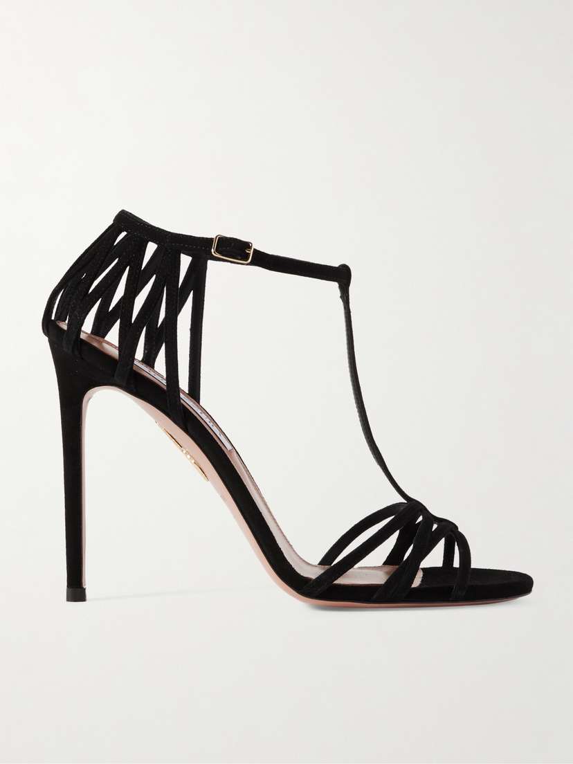 Aquazzura Forever More 105 Suede Sandals