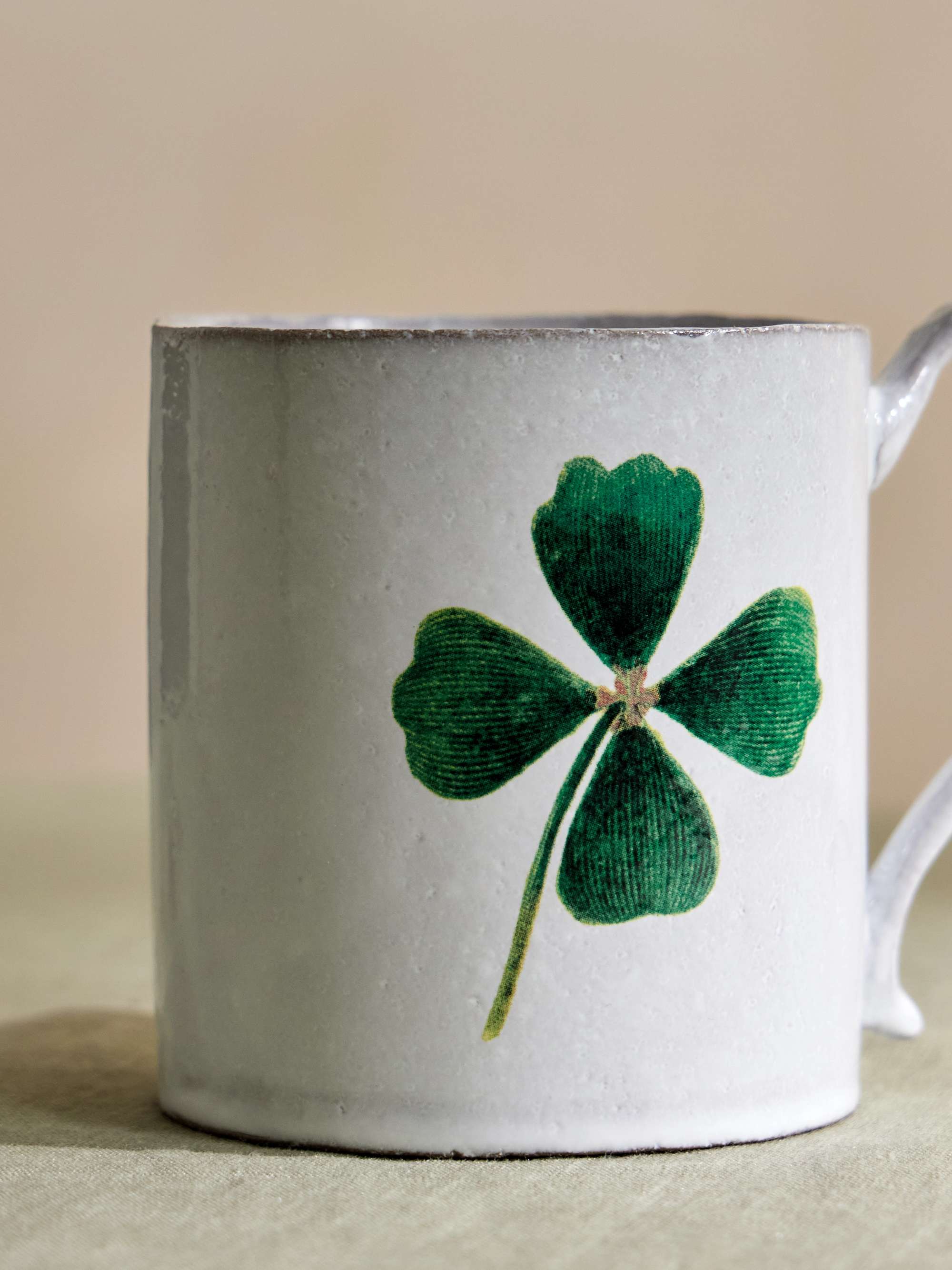 ASTIER DE VILLATTE + John Derian Clover glazed ceramic mug