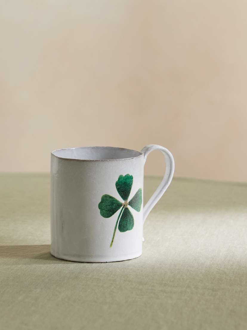 Astier De Villatte + John Derian Clover Glazed Ceramic Mug