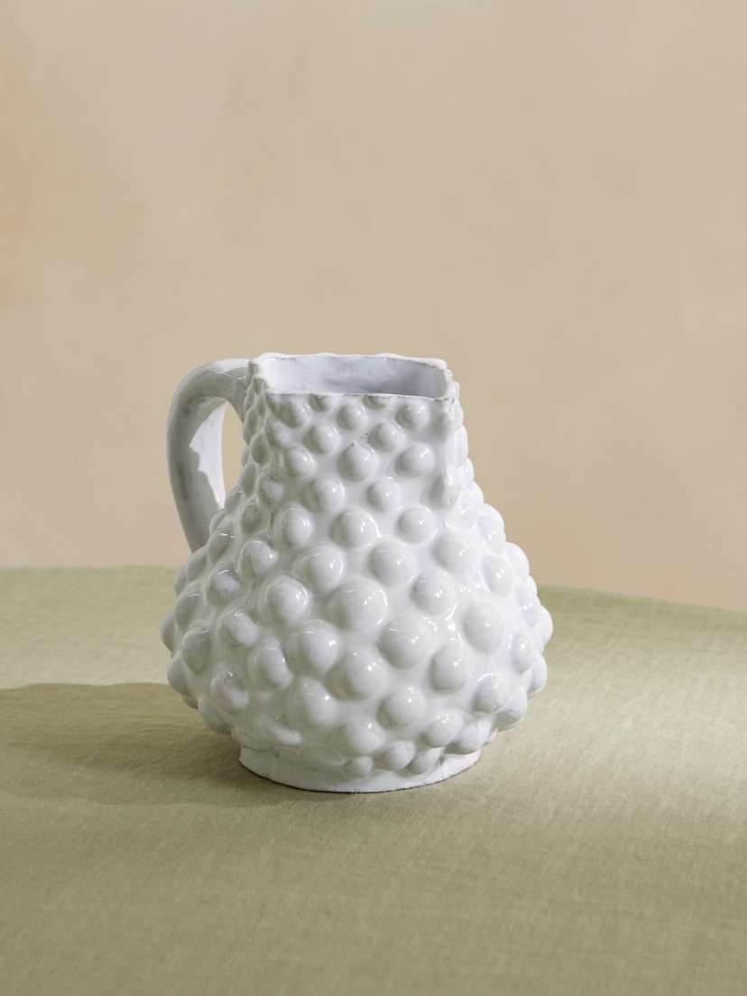 Astier De Villatte Adélaïde Glazed Ceramic Pitcher