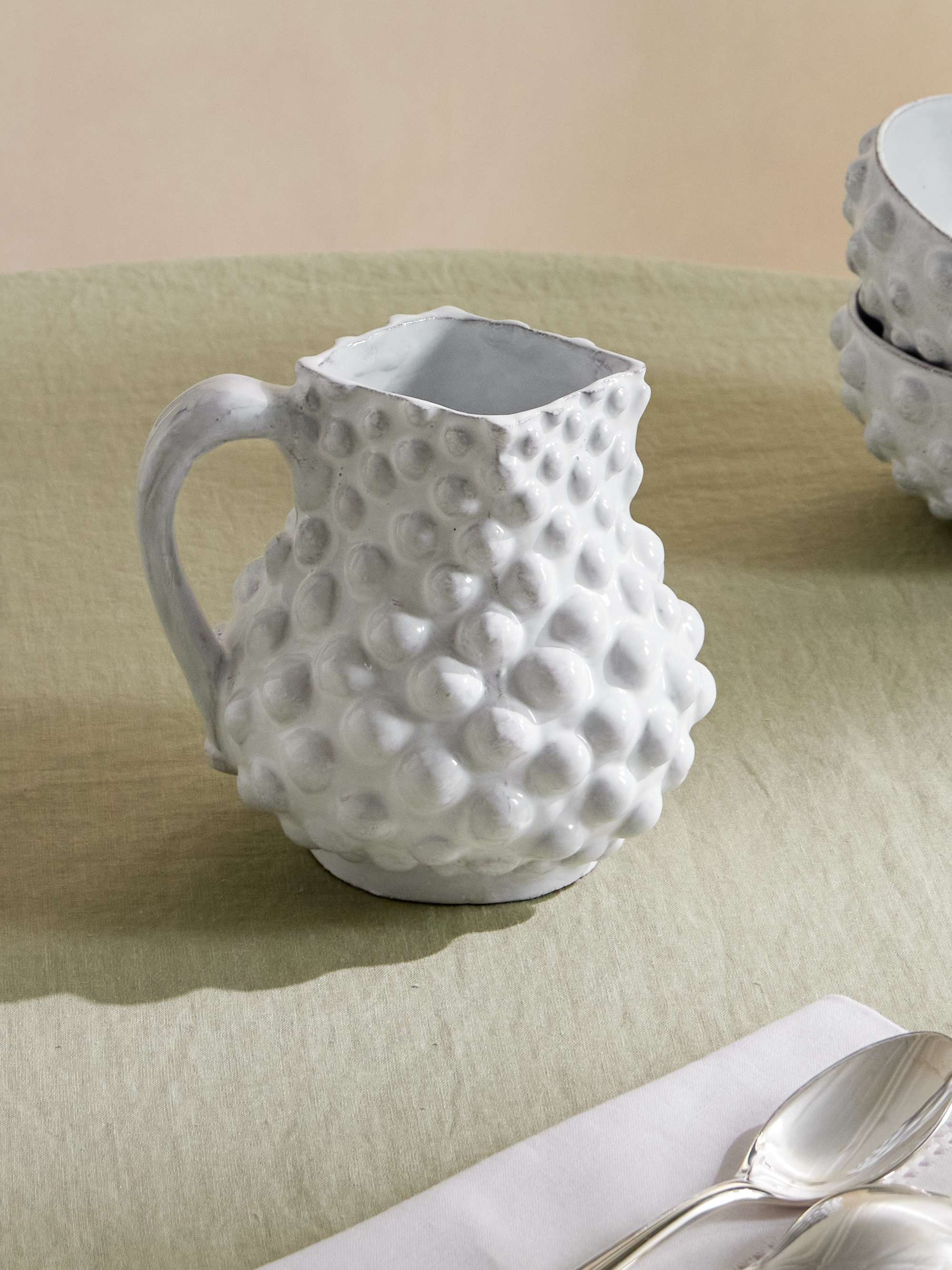 ASTIER DE VILLATTE Adélaïde glazed ceramic pitcher | NET-A