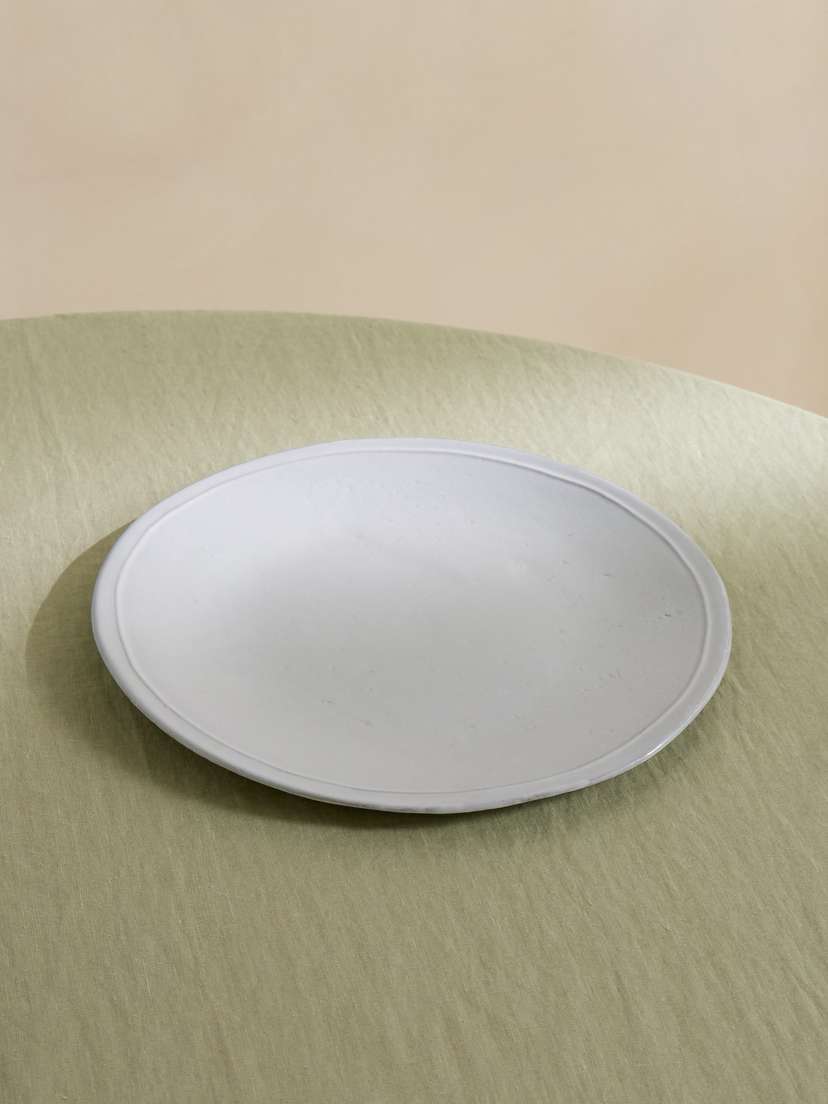 Astier De Villatte Simple Ceramic Dinner Plate