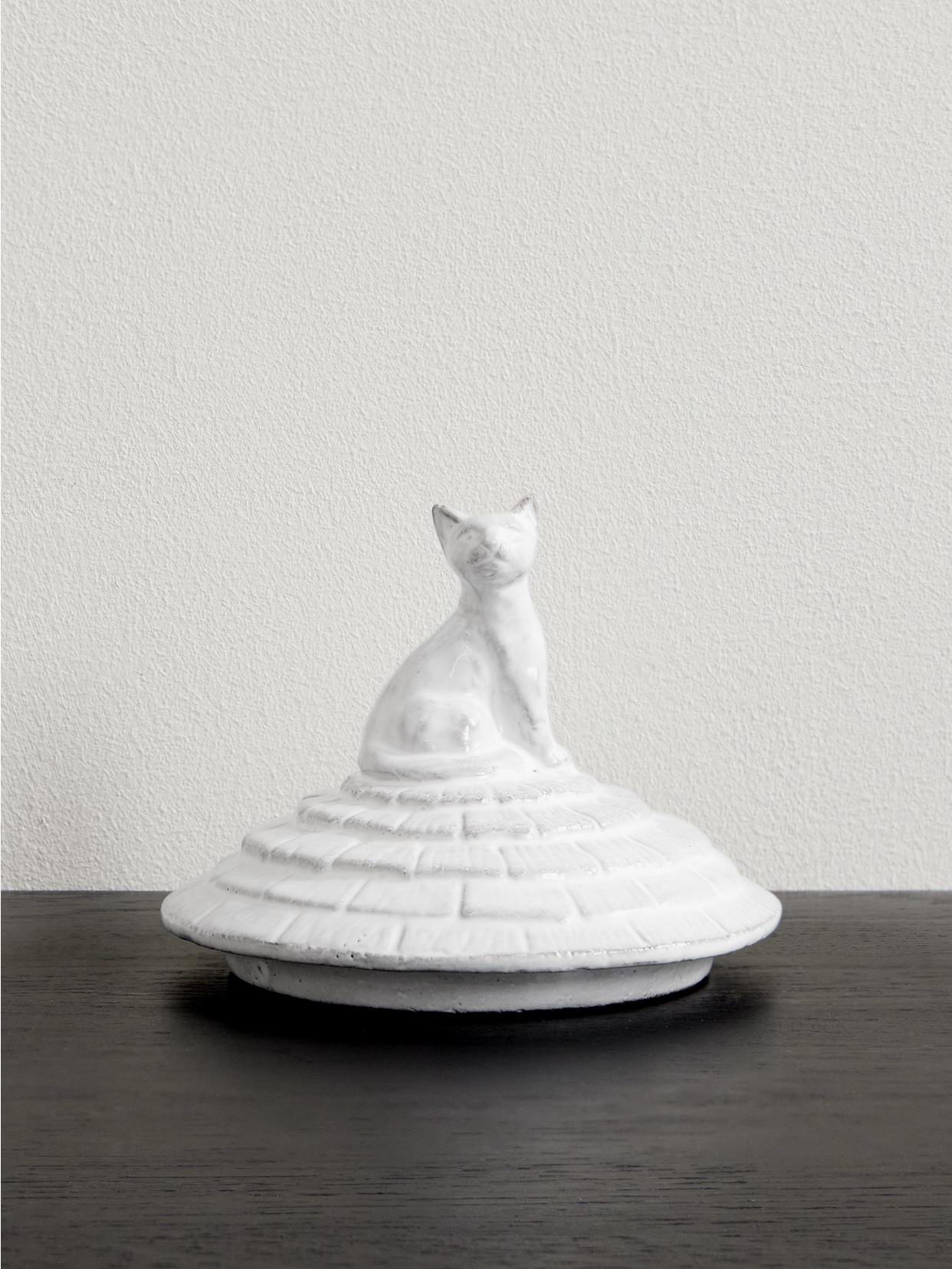 Astier De Villatte - Grand Chalet Large Ceramic Candle Lid - White