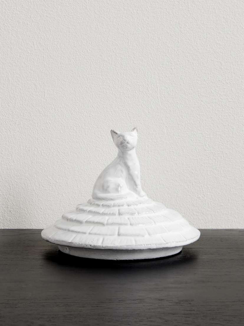Astier De Villatte Grand Chalet Large Ceramic Candle Lid