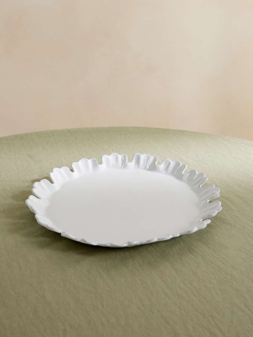 Astier De Villatte Chou Large Ceramic Dinner Plate