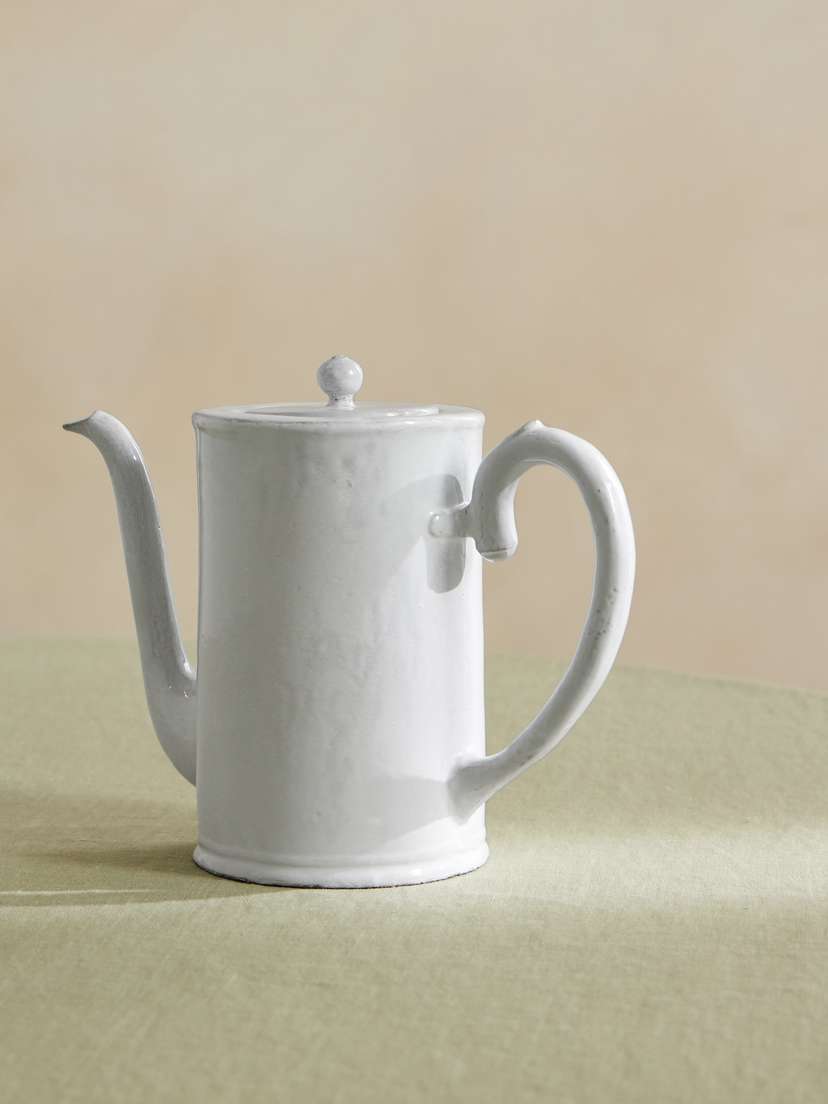 Astier De Villatte Colbert Small Ceramic Coffee Pot