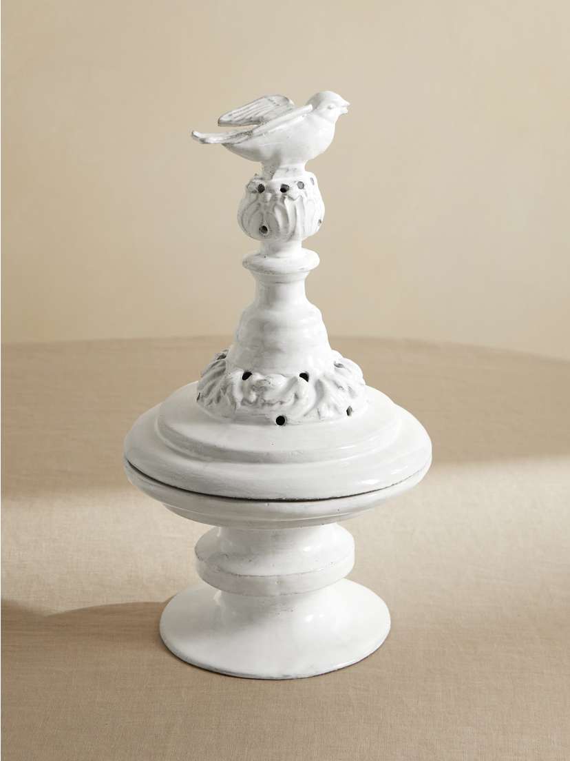 Astier De Villatte Oiseau Ceramic Incense Burner