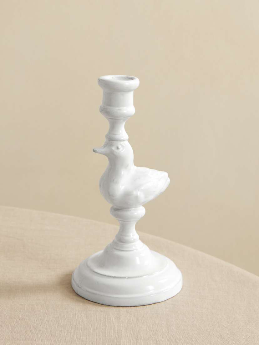 Astier De Villatte Canard Ceramic Candlestick
