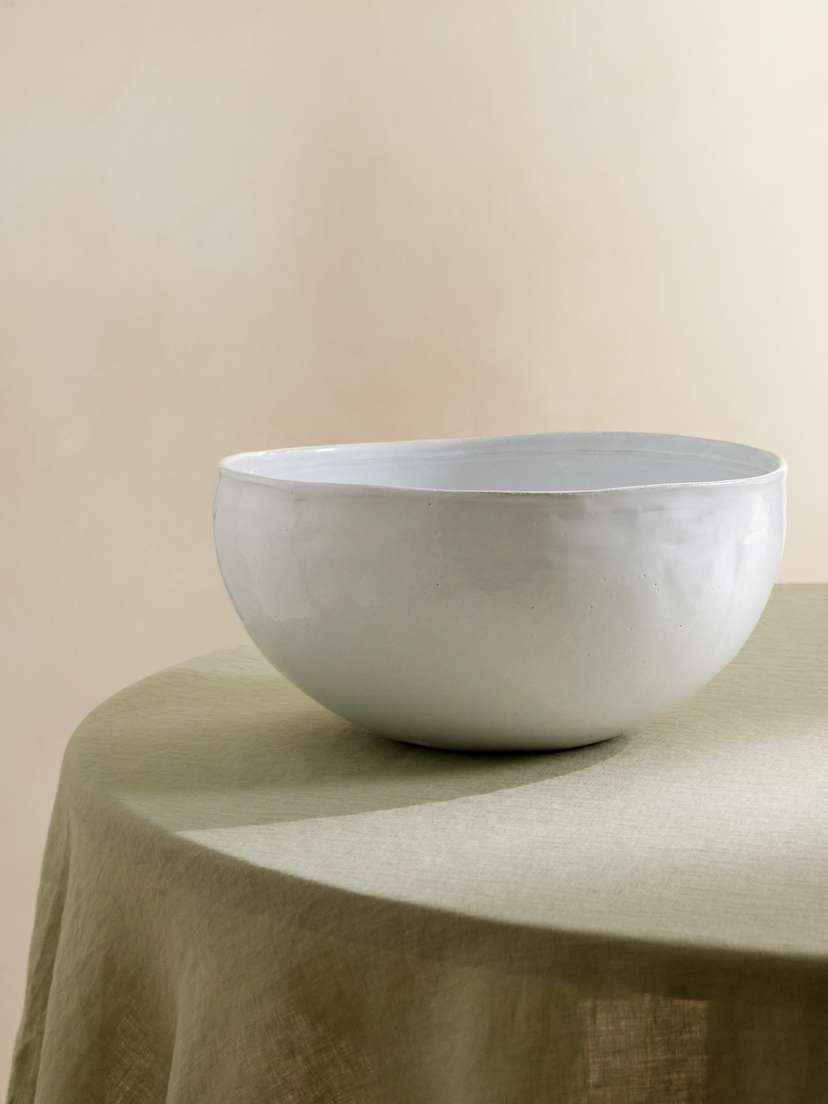 Astier De Villatte Simple Large Ceramic Salad Bowl