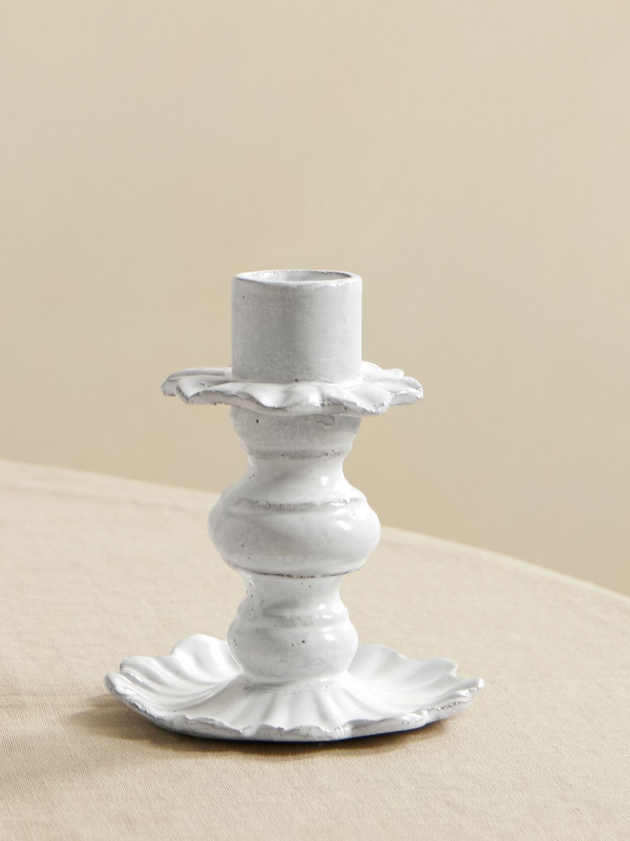 Ceramic candlestick