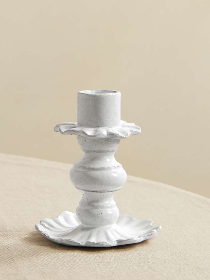 Astier De Villatte Ceramic Candlestick