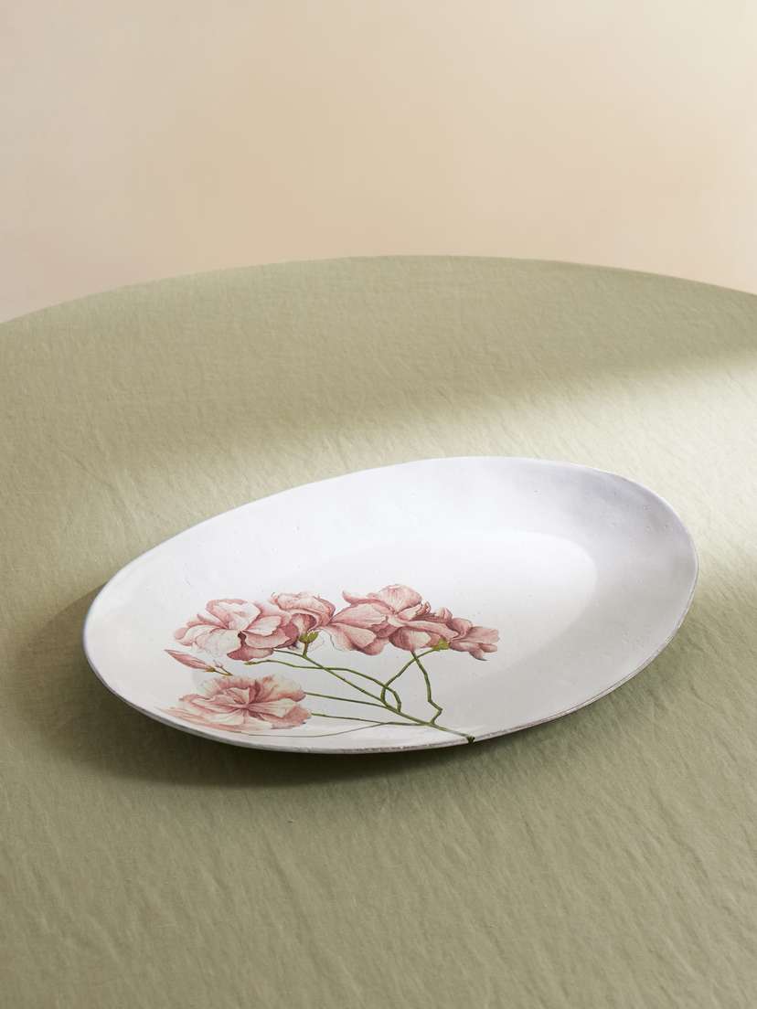 Astier De Villatte + John Derian Nerium Oleander Ceramic Platter