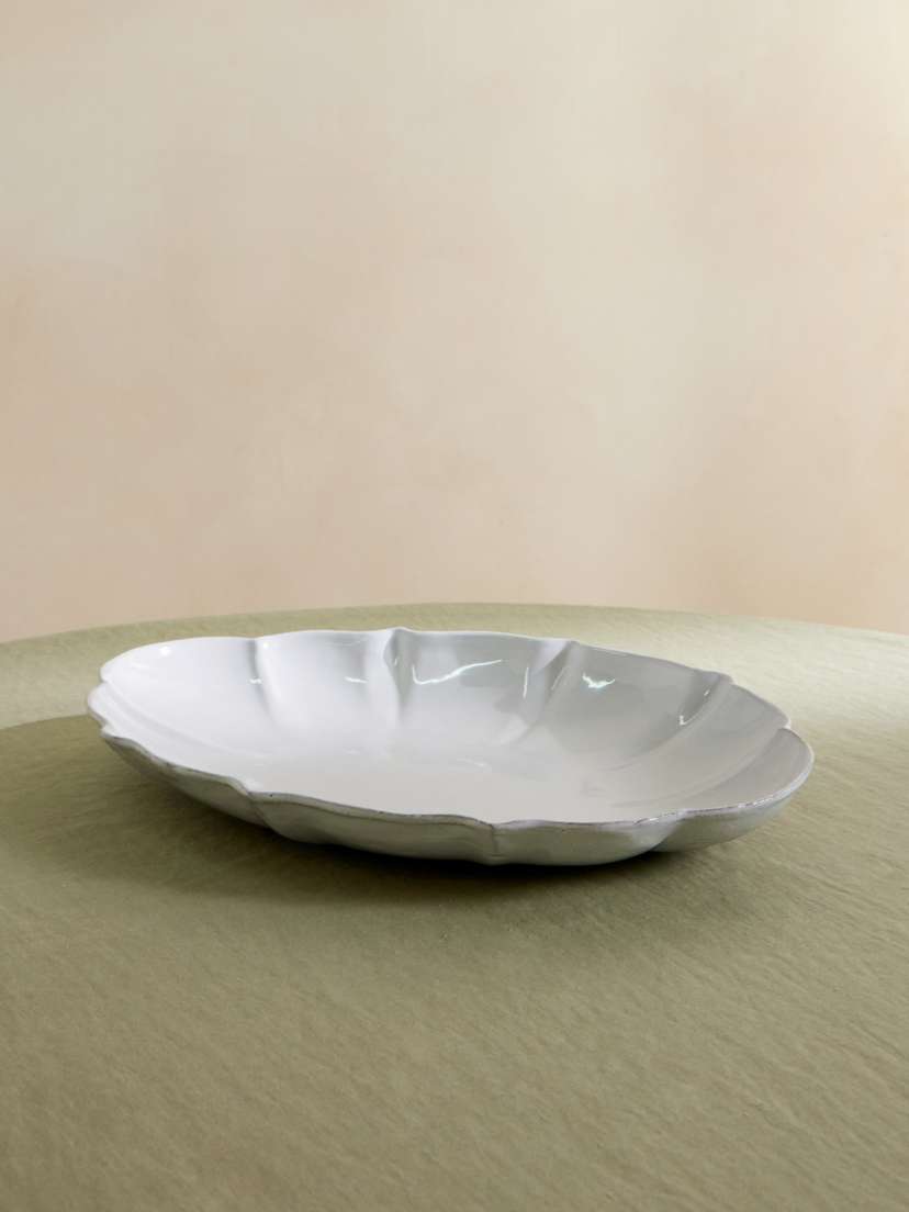 Astier De Villatte Drapé Ceramic Platter