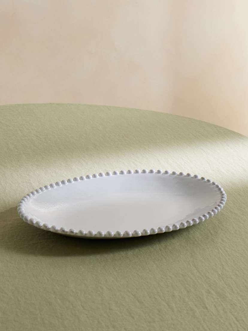 Astier De Villatte Adelaide Large Ceramic Platter