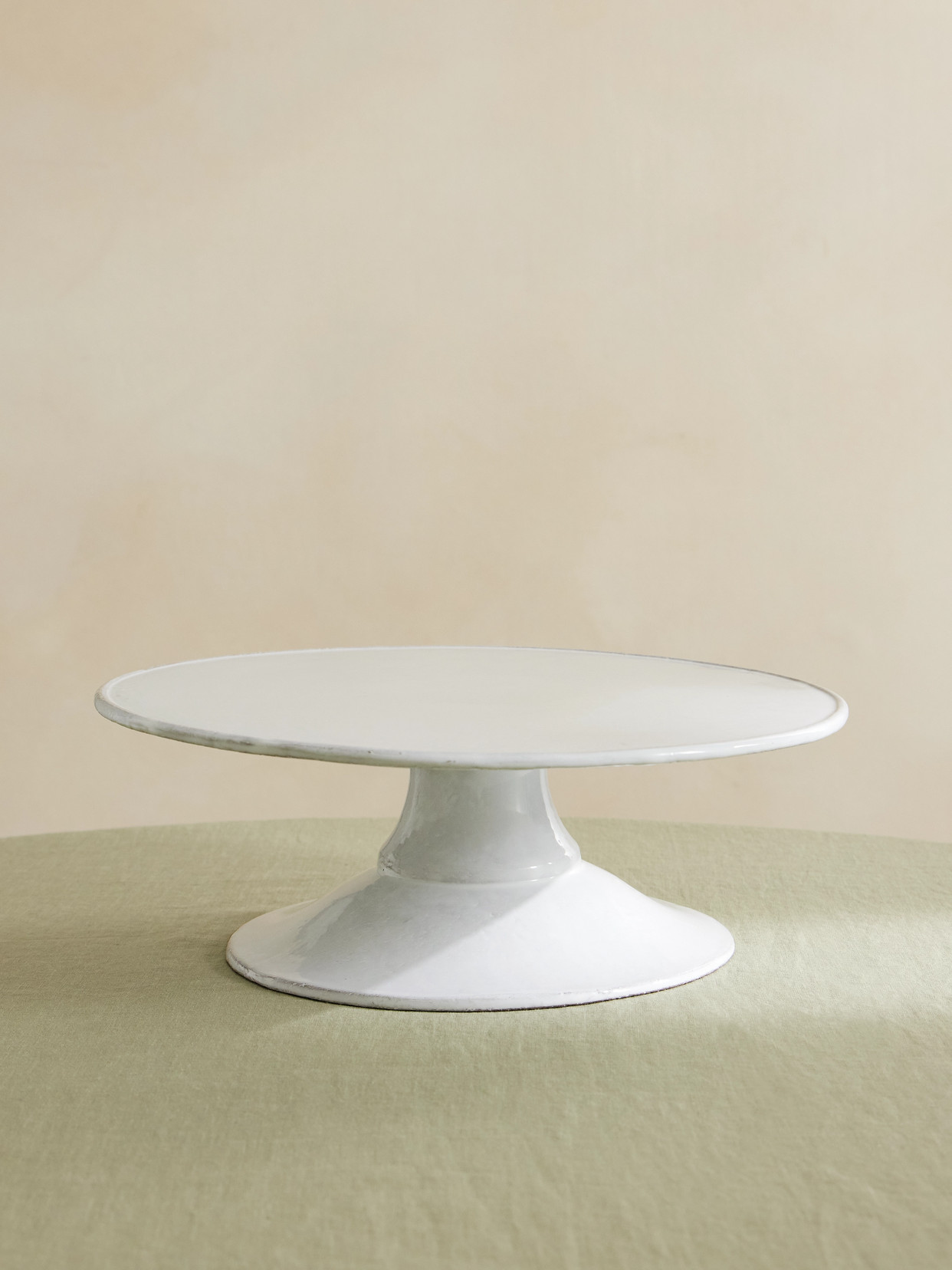 Astier De Villatte - Sobre Ceramic Cake Stand - White