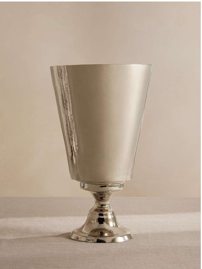 Astier De Villatte Simple Platinum-plated Vase