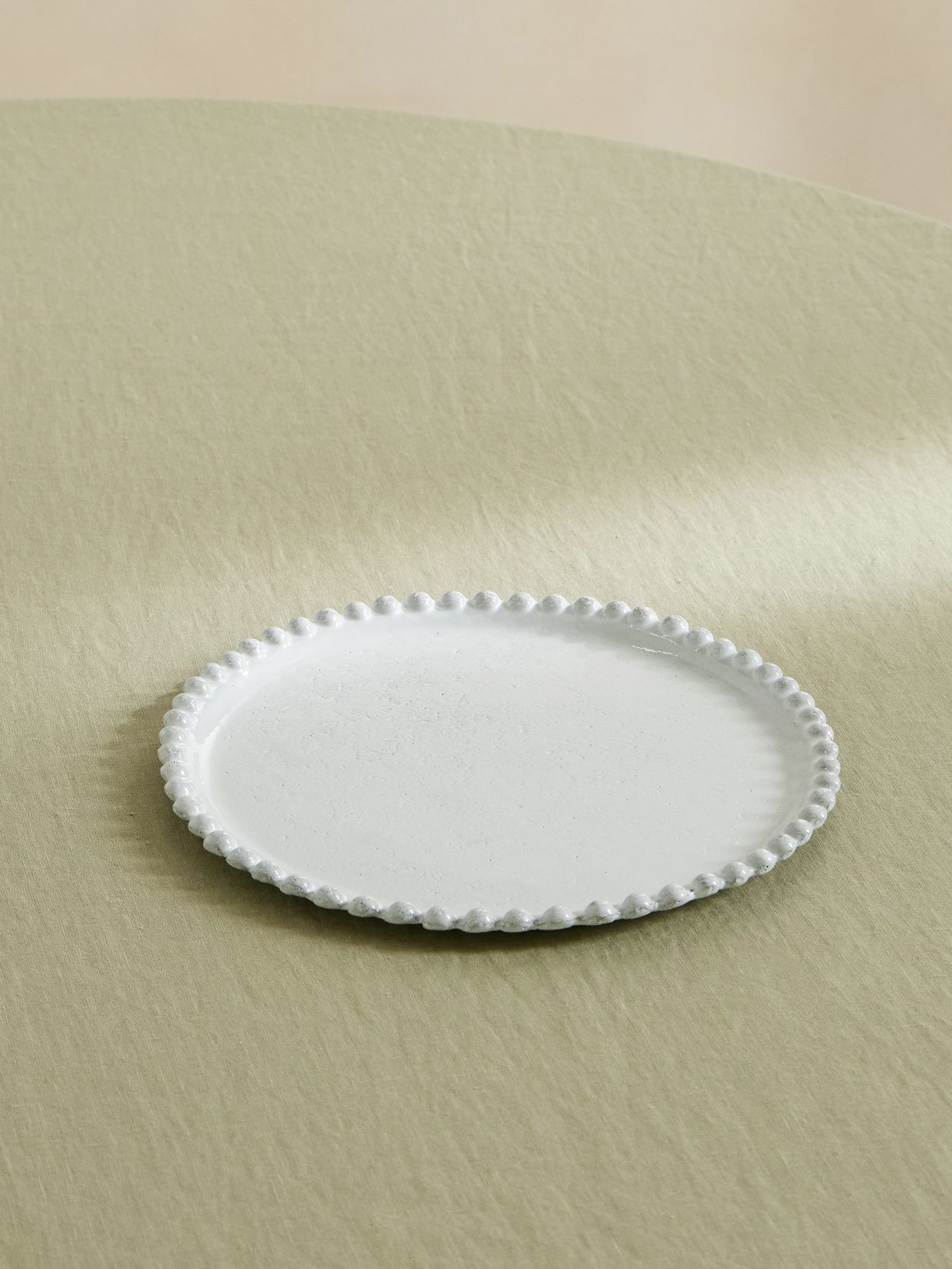 Adélaïde ceramic dessert plate