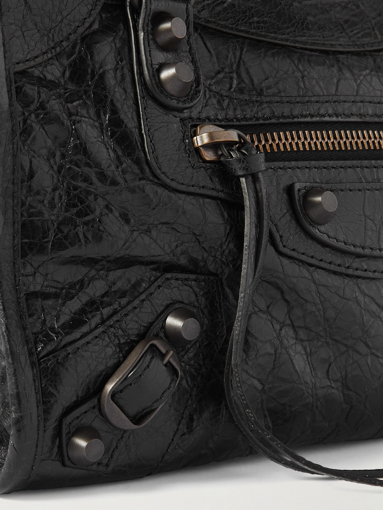 Le City Mini Textured-Leather Bag
