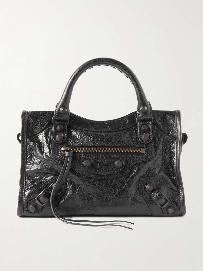 Balenciaga Le City Mini Textured-leather Bag