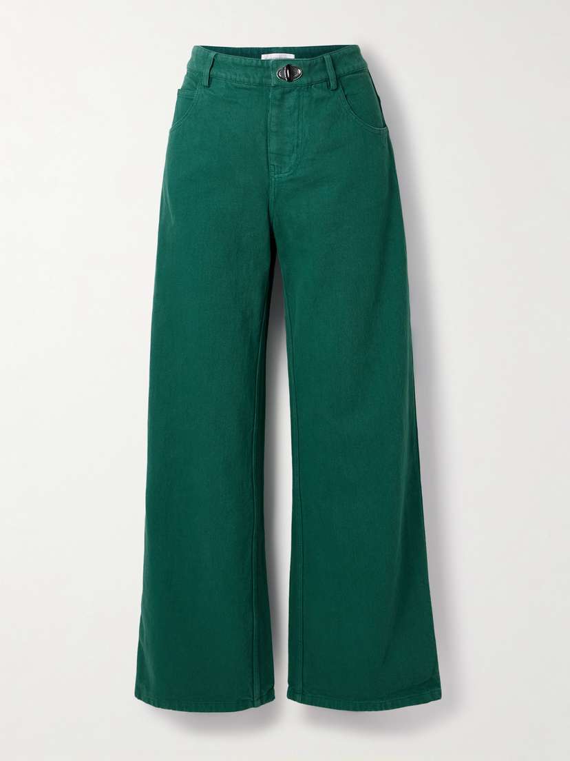 Christopher Esber Calibre High-rise Wide-leg Jeans