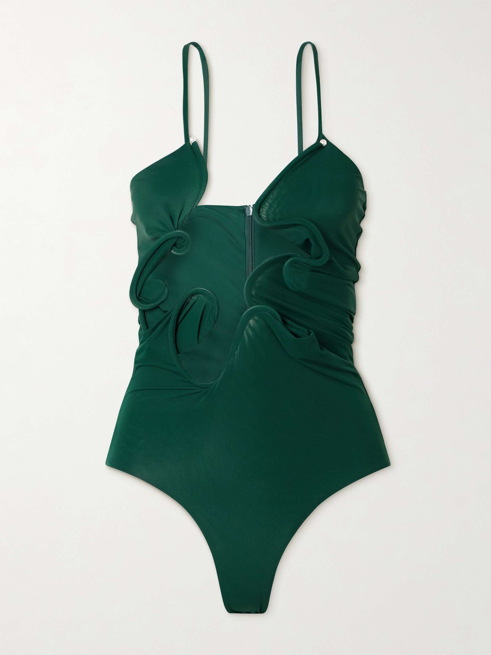 Christopher Esber | Pierced Orbit One Piece White
