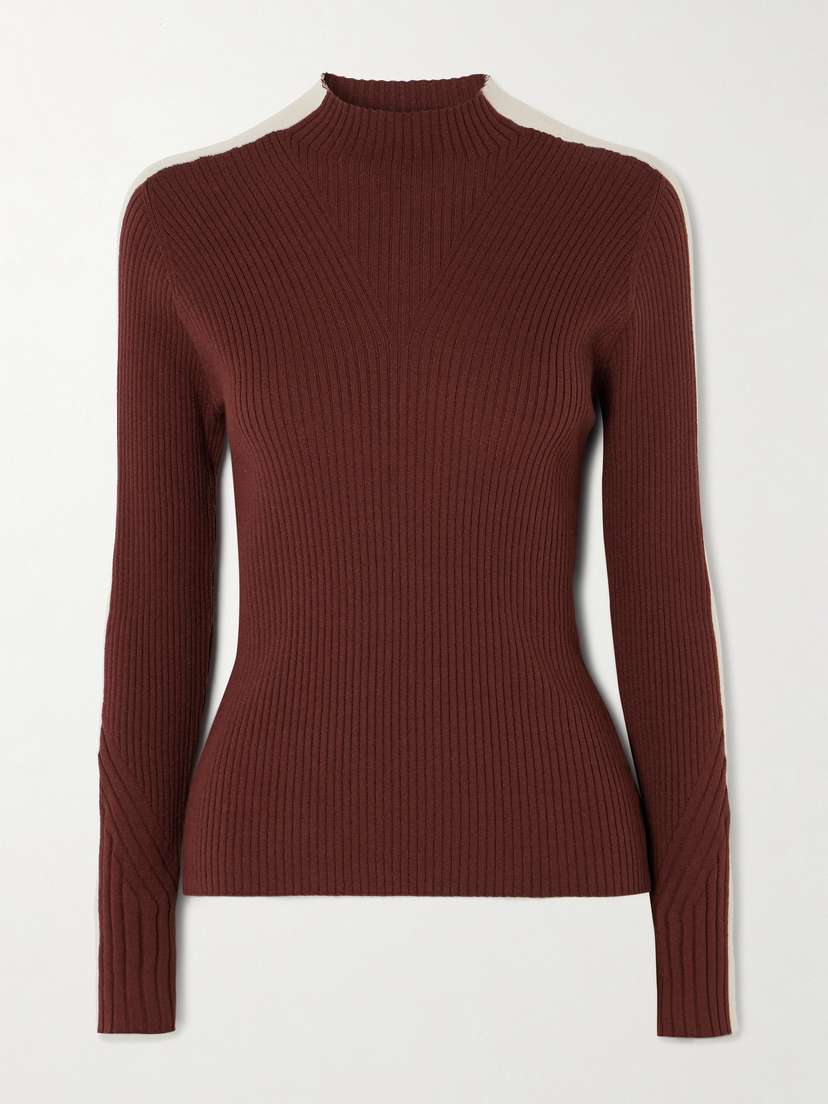 Varley Wilshire Ribbed-knit Sweater