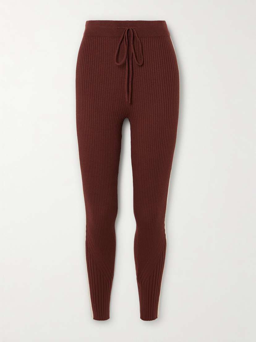 Varley Aiden Ribbed-knit Leggings