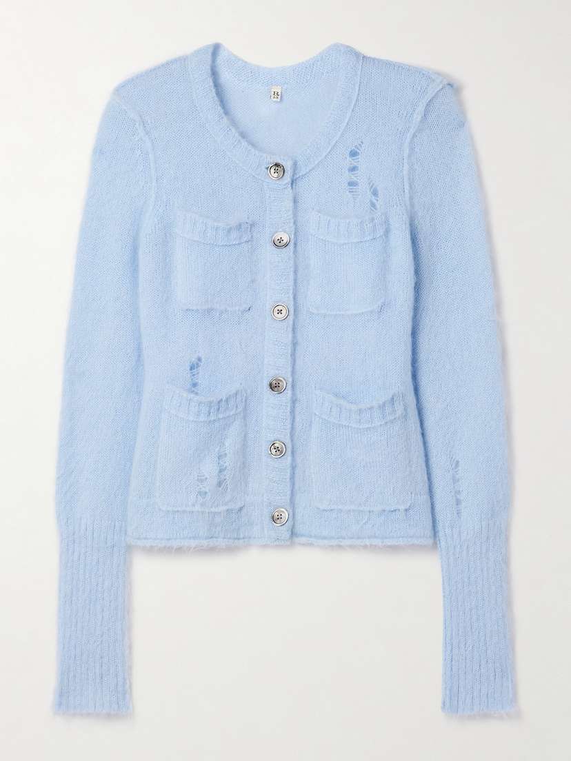 R13 Distressed Knitted Cardigan