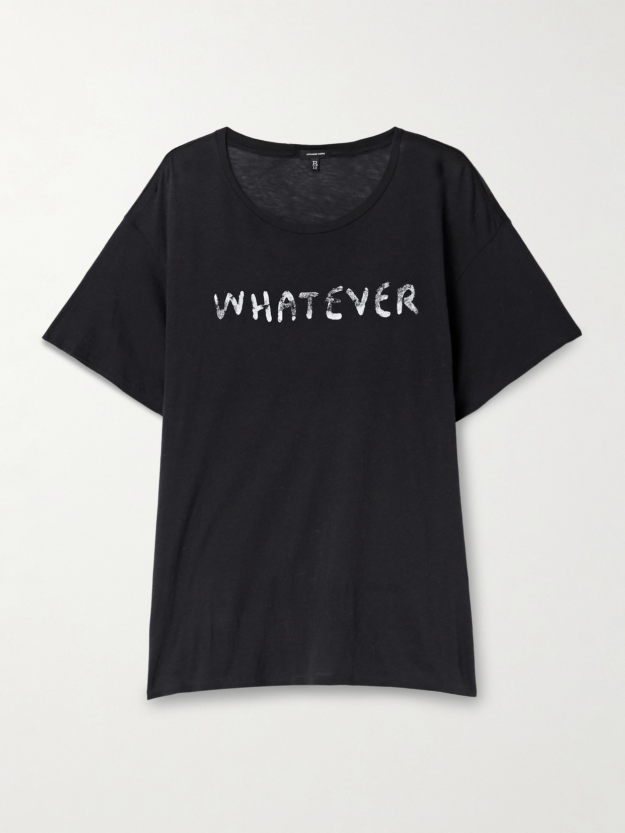 R13 Cotton-blend Jersey T-shirt In Black